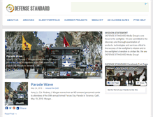 Tablet Screenshot of defensestandard.com